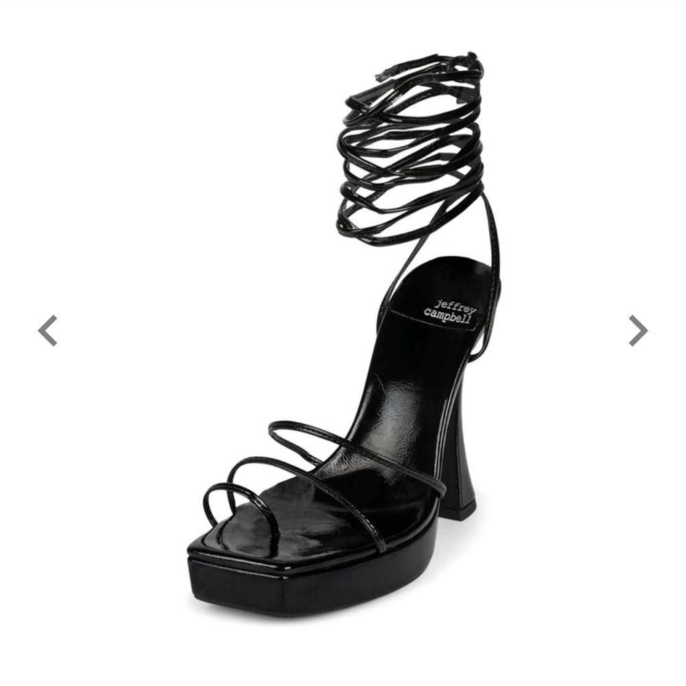 Jeffrey Campbell Black Primadonna Platform Sandal
